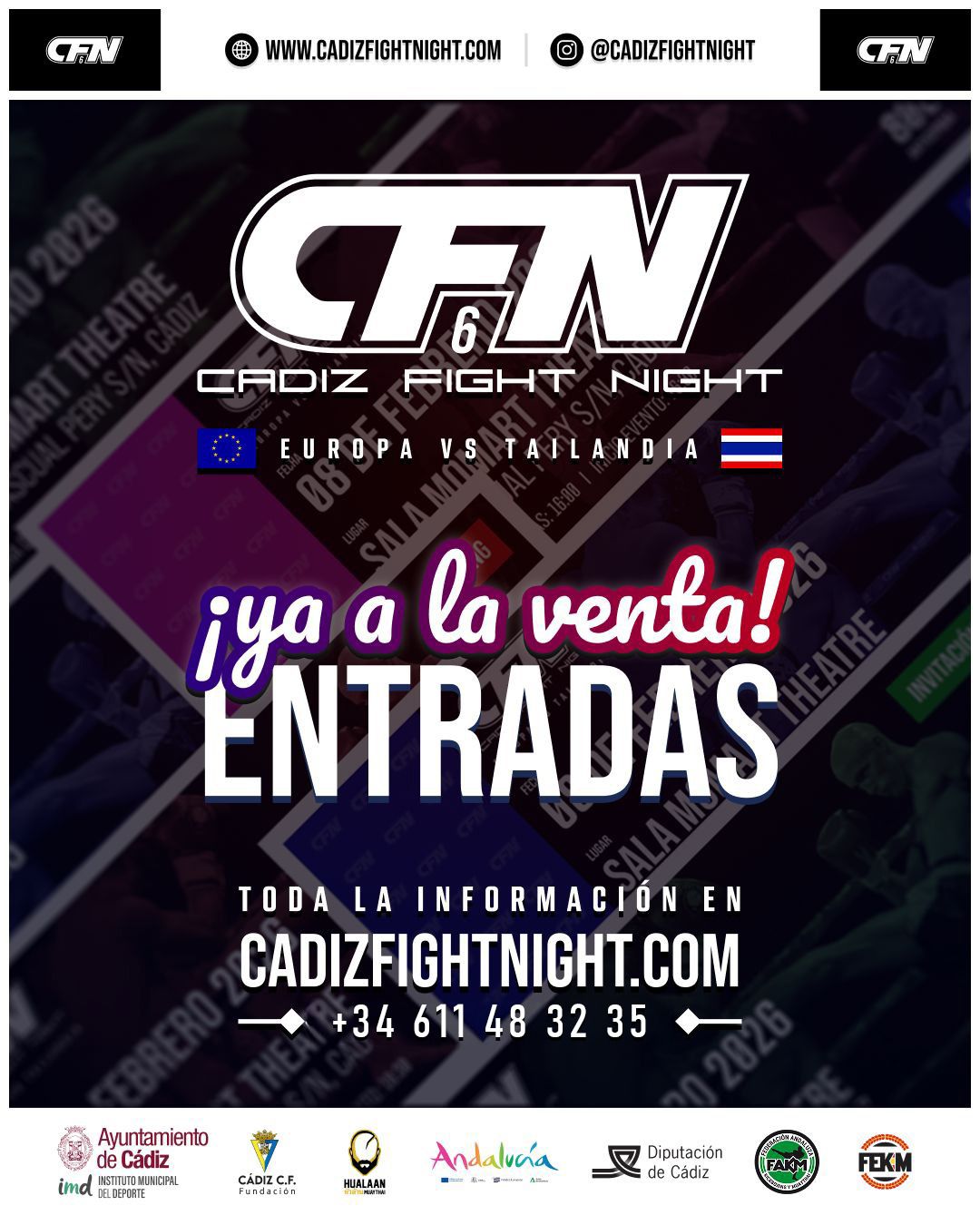 Entradas Cadiz Fight Night 6 - 1